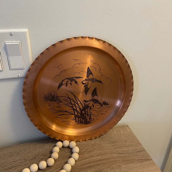 Copperware plate - Picture 1 of 2